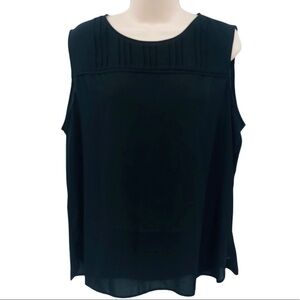 Calvin Klein women’s black sleeveless top‎ XL NWT
